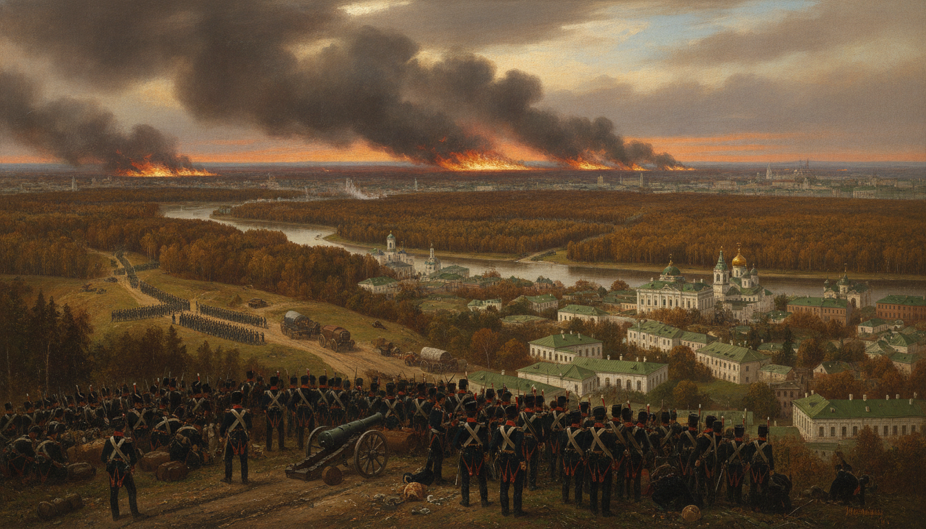 Наполеон в Москве и Тарутинский манёвр 1812 года
